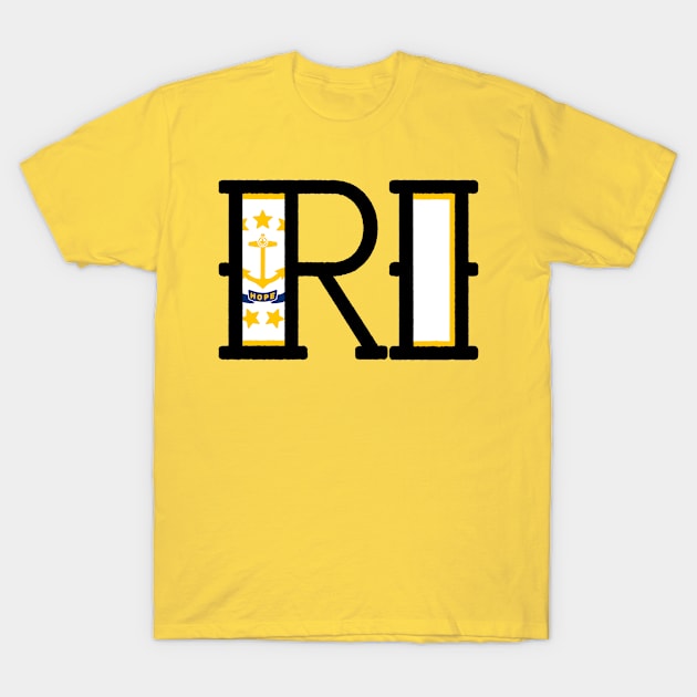 Rhode Island T-Shirt by kmtnewsmans